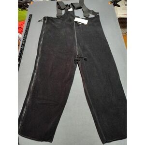 POLARTEC 200 Bib Overall Men XL-Short Reg Black‎ Fleece Cold Weather Hunting